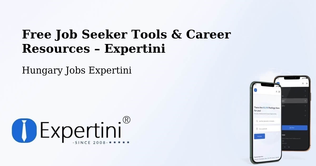 Free Job Seeker Tools & Career Resources – Gomba - Gomba, Hungary Jobs Expertini
