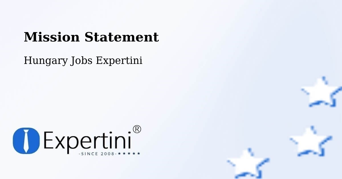 Corporate Mission – Gomba - Hungary Jobs Expertini